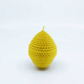 Natural bee wax handmade egg shape candle H9-0