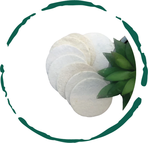 10-Pack Natural Loofah Pads-0