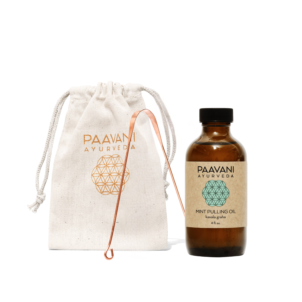 Mint Oral Care Ritual | Ayurvedic Oil Pulling & Tongue Cleaning-0