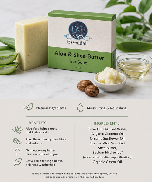 Aloe & Shea Butter Bar Soap-1