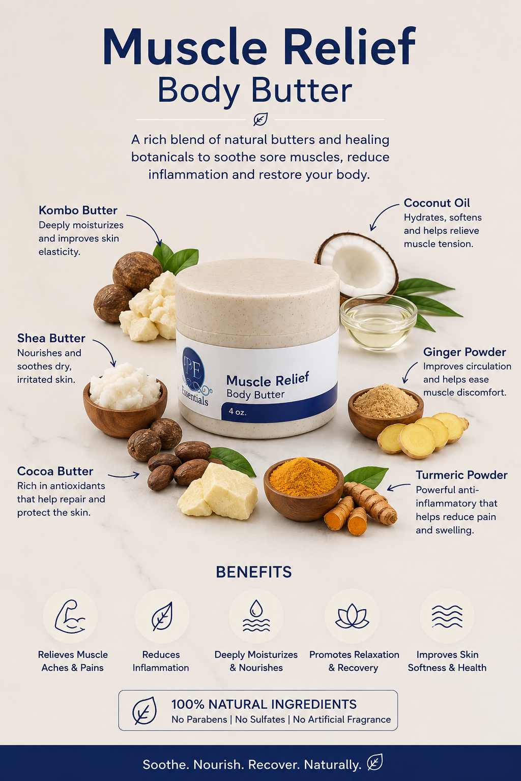 Muscle Relief Body Butter-1