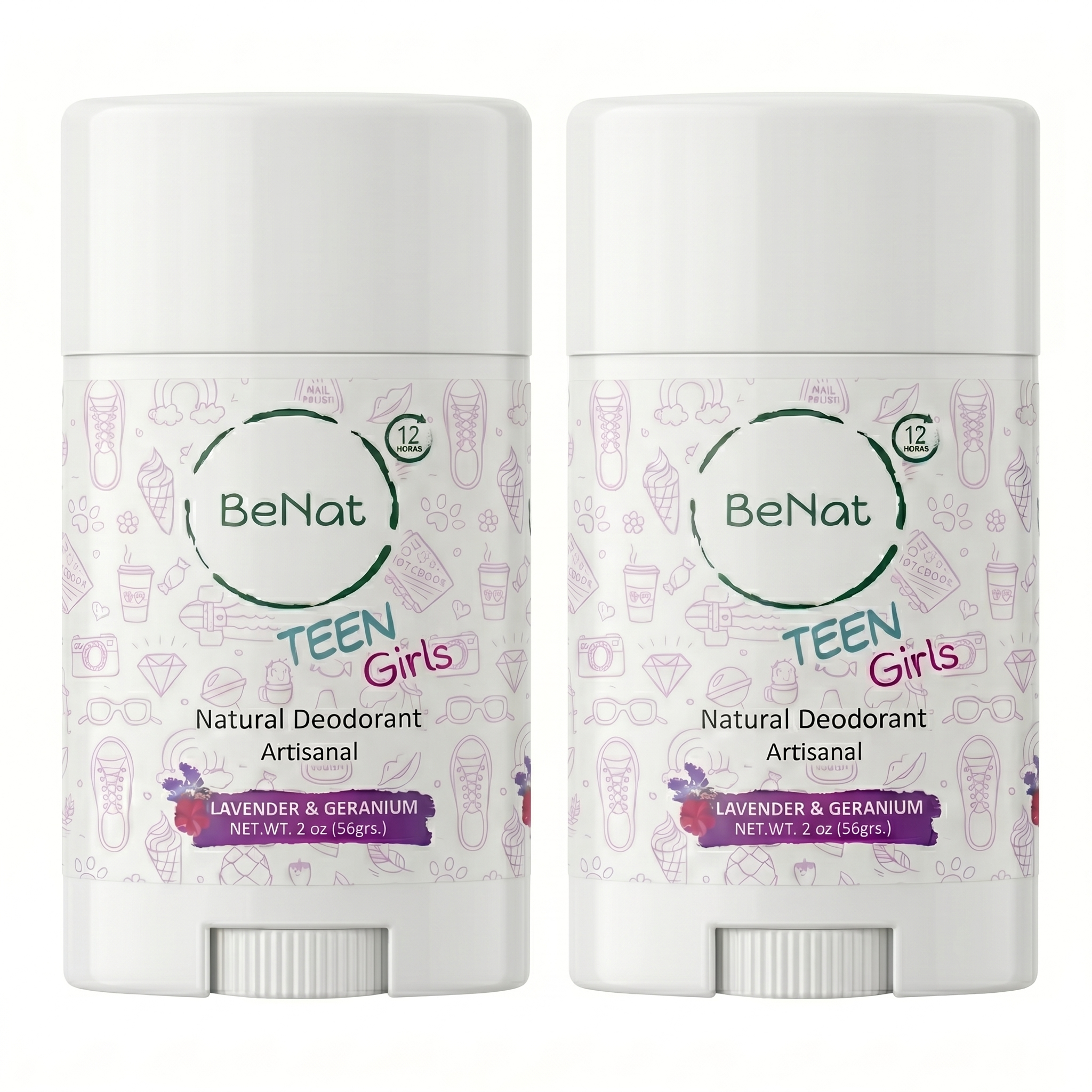 2-Pack all-Natural Deodorants for Kids & Teens-6
