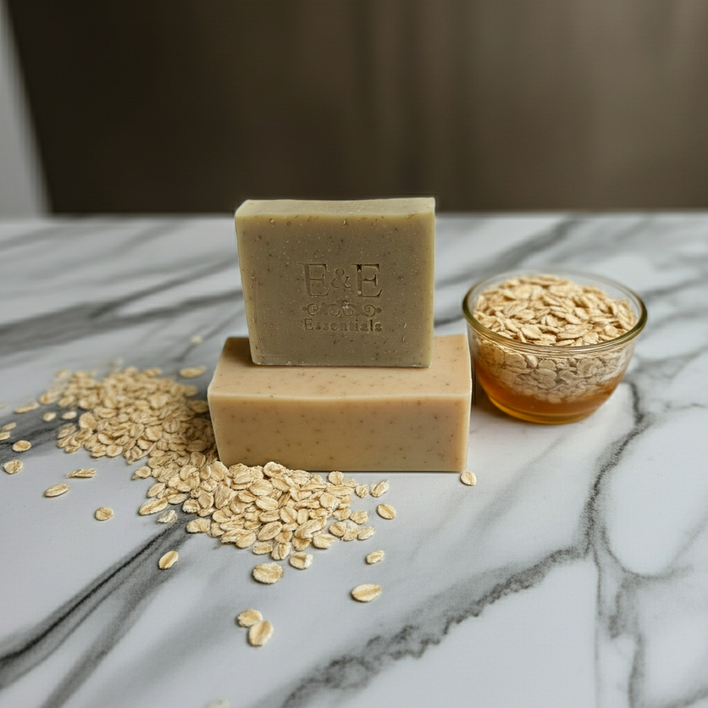 Oatmeal & Honey Bar Soap (Coconut Oil Free)-0