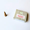 White Sage Incense - Satya | Box of 12 cones including holder-0