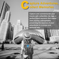 Smart Bag Security Tag - Chicago [Pack 2]